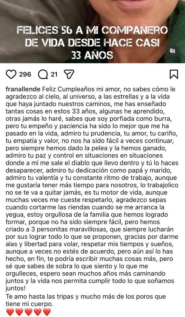 Jorge Zabaleta y Fran Allende - Instagram