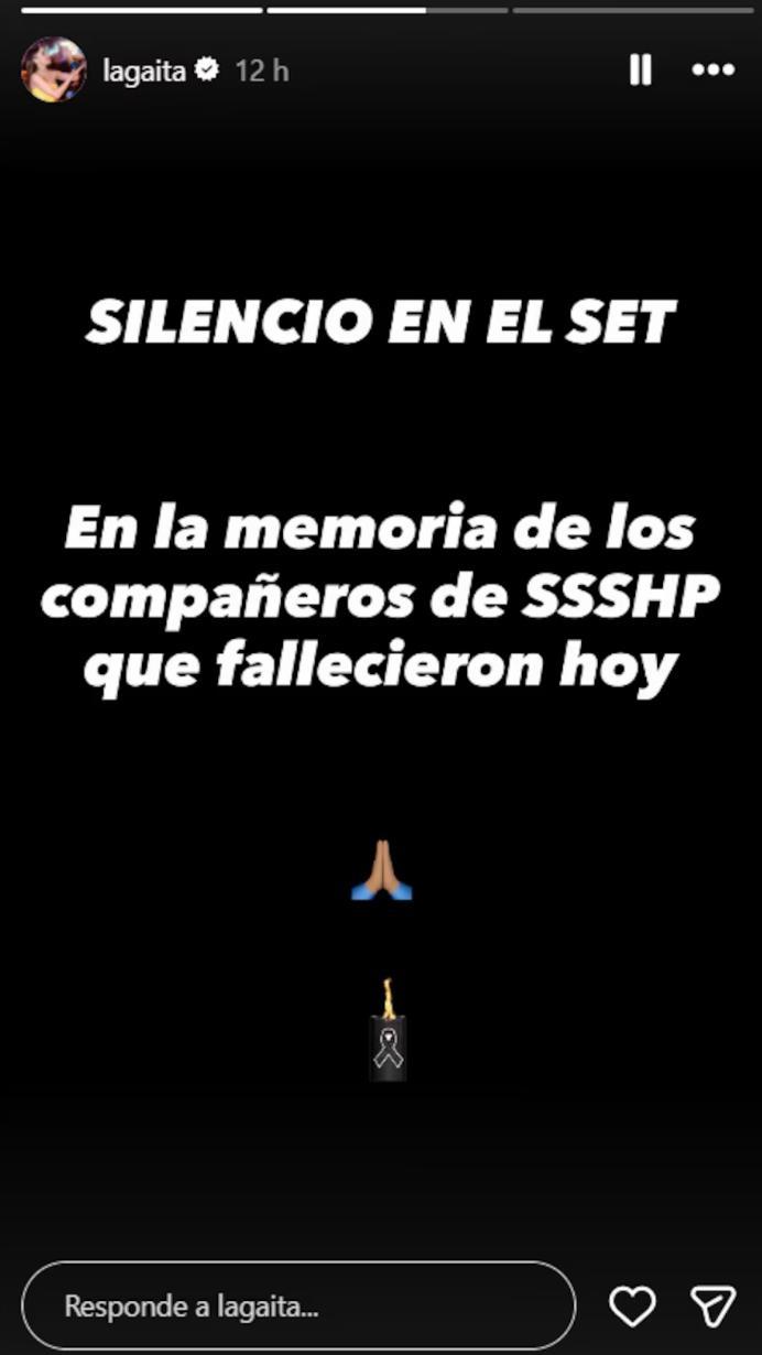 Actriz Carolina Gaitán por muerte de dos compañeros de equipo de Sin senos sí hay paraíso | Instagram