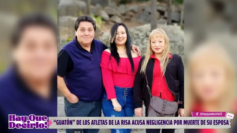 Juan Carlos Donoso de Los Atletas de la Risa y su familia