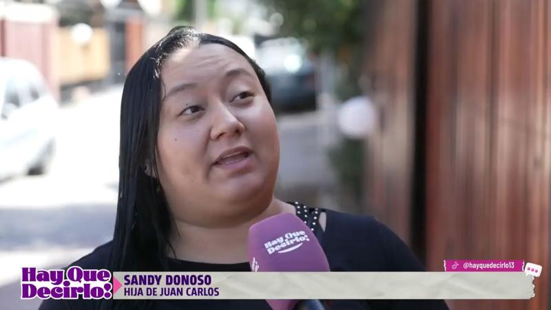 Sandy Donoso, hija de Juan Carlos Donoso de Los Atletas de la Risa