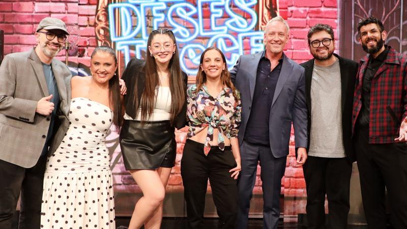 Martín Cárcamo y el equipo de "El desestrece"