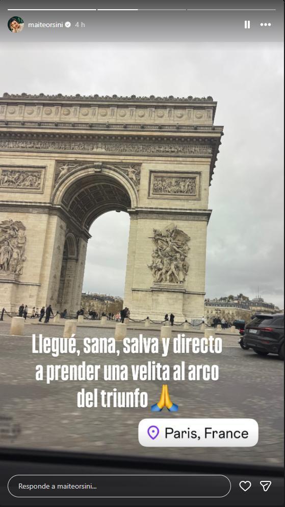 Maite Orsini se fue a vivir a Paris, Francia | Instagram