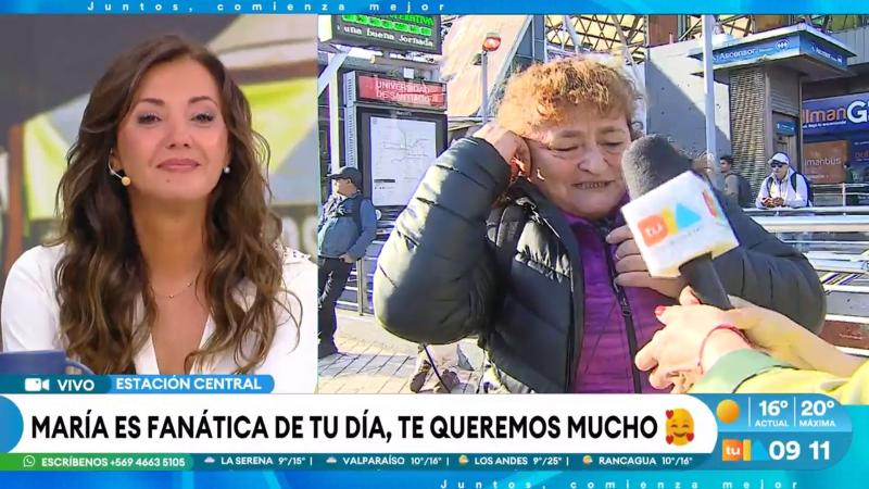 Priscilla Vargas y José Luis Repenning cumplen sueño de fanática de Tu Día