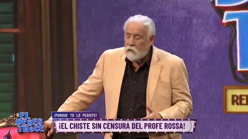 Profesor Rossa en El Desestrece