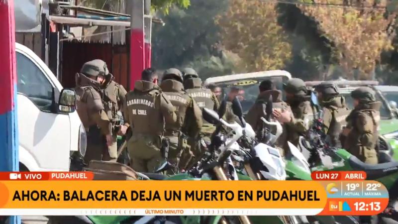 Balacera en Pudahuel