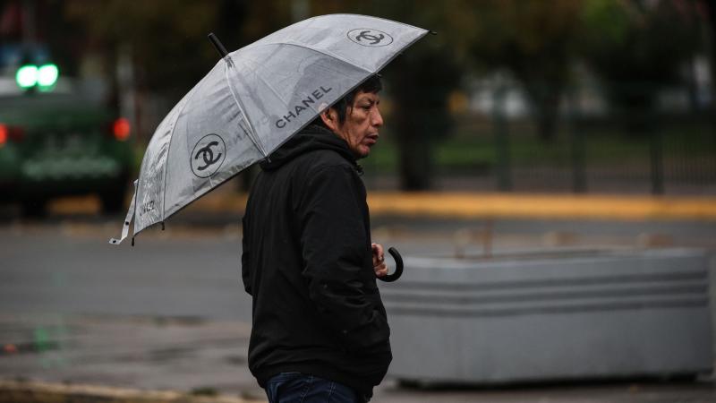 Lluvia en la Región Metropolitana - Créditos: ATON