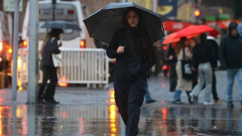 Lluvia en la Región Metropolitana - Créditos: ATON