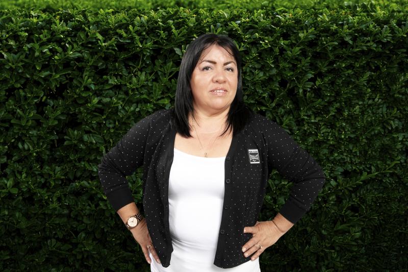 Sandra Rivera en Vecinos al límite