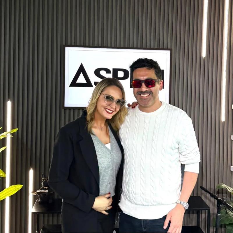 Allison Göhler junto a Aldo Albani - Instagram