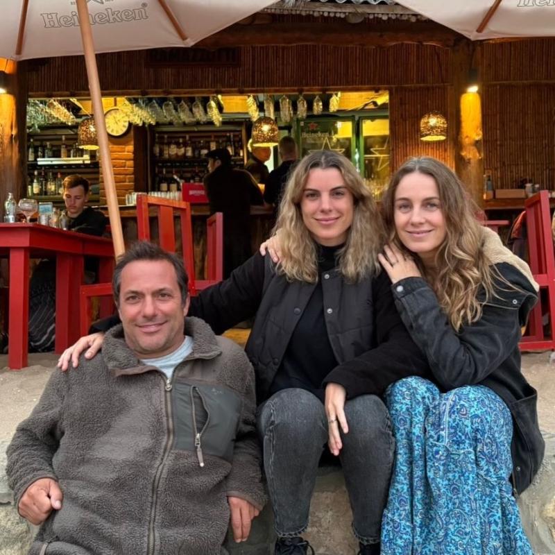 Maite Orsini junto a su hermano y su madre - Instagram