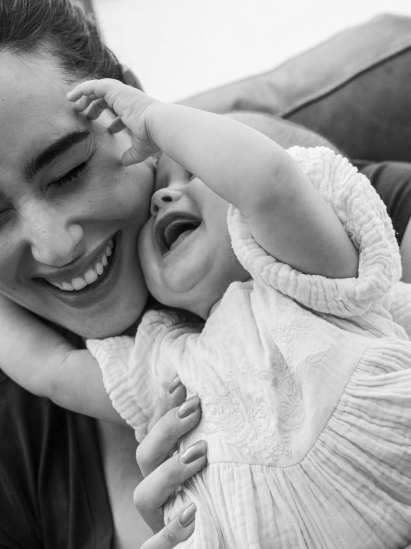 Meli Noto junto a Alana, su hija con Pangal Andrade - Instagram