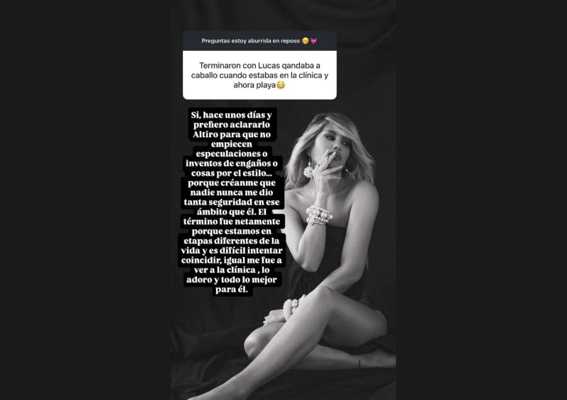 El motivo de la ruptura de Coté López y Lucas Lama