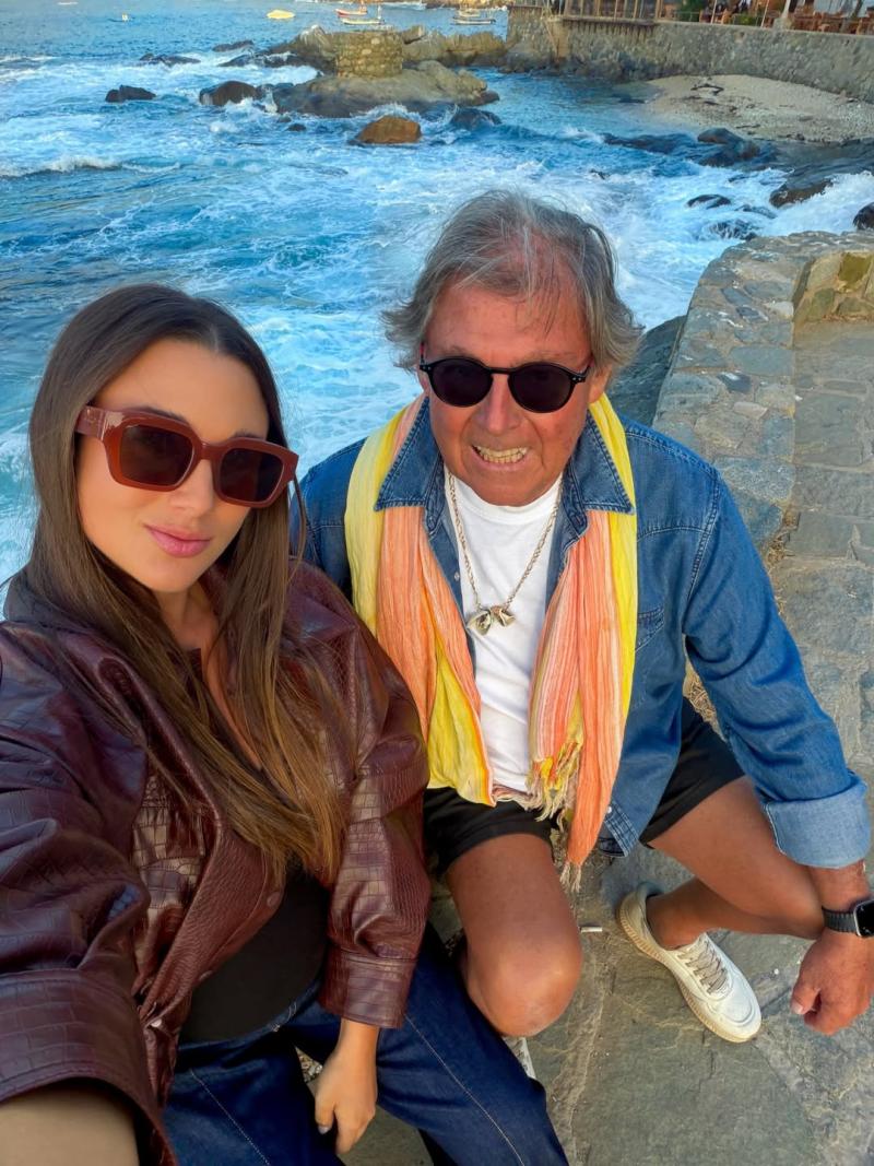 Tita Ureta y su papá Emeterio Ureta | Instagram