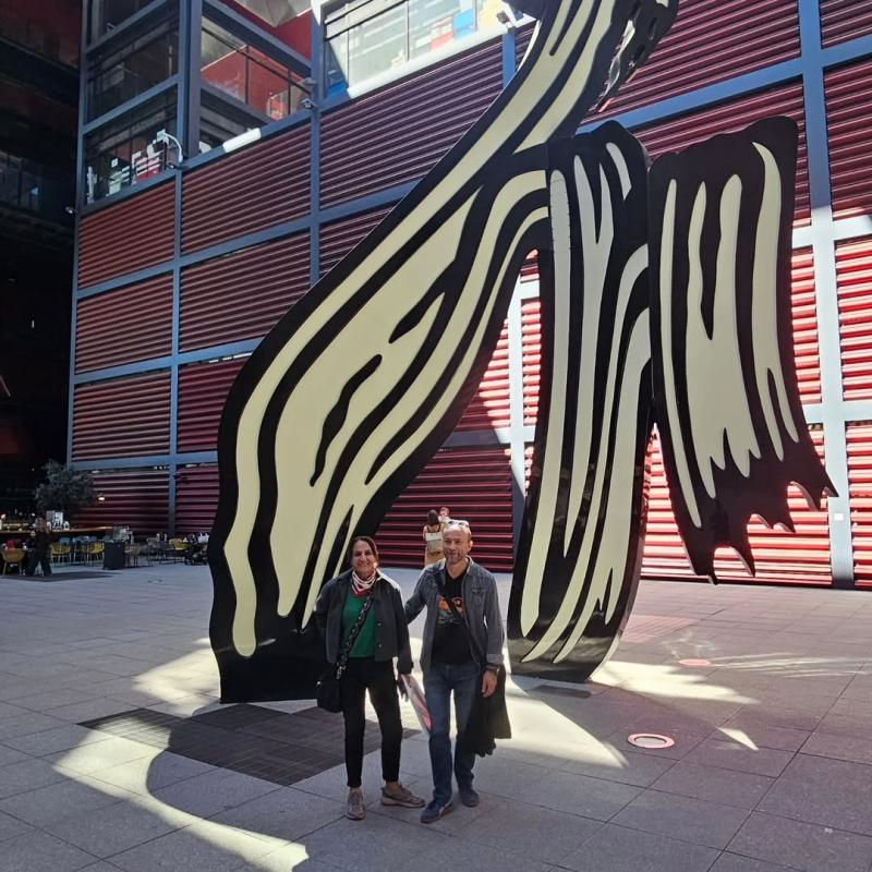 Claudia Pérez y su pareja Carlos Valdivia | Instagram