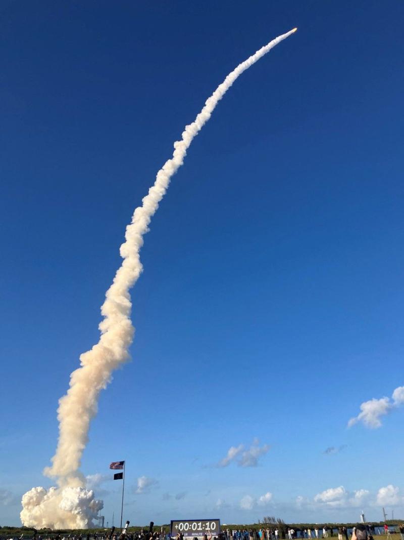 Lanzamiento de Artemis II. Créditos: AFP.
