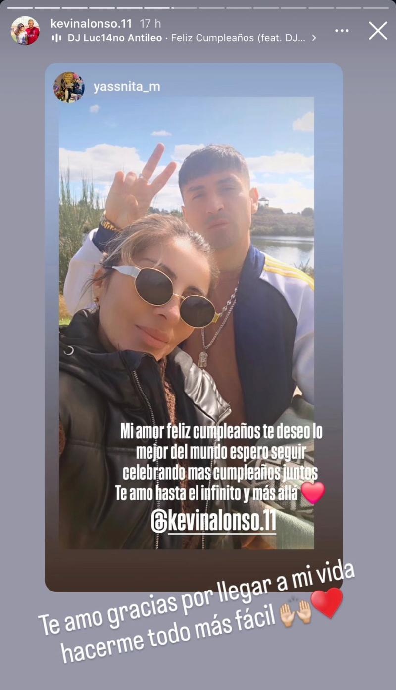 La respuesta de pareja de Yasna Muñoz por saludo de cumpleaños - Instagram