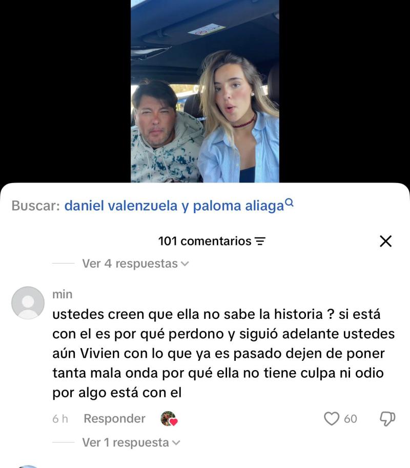 El comentario al que reaccionó Alondra Valenzuela - Tiktok