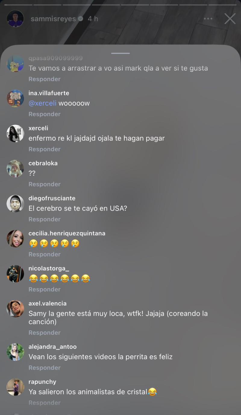 Comentarios que recibió Sammis Reyes por arrastrar a su perro - Instagram