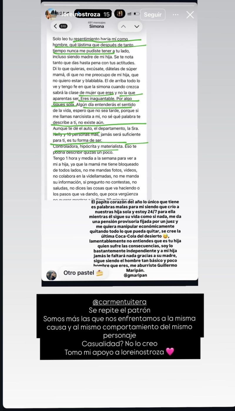 Saray Silva entrega apoyo a la madre de la hija de Guillermo Maripán - Instagram