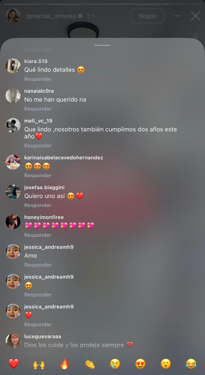 Las reacciones que generó el regalo de AKA 4:20 a Ignacia Antonia - Instagram