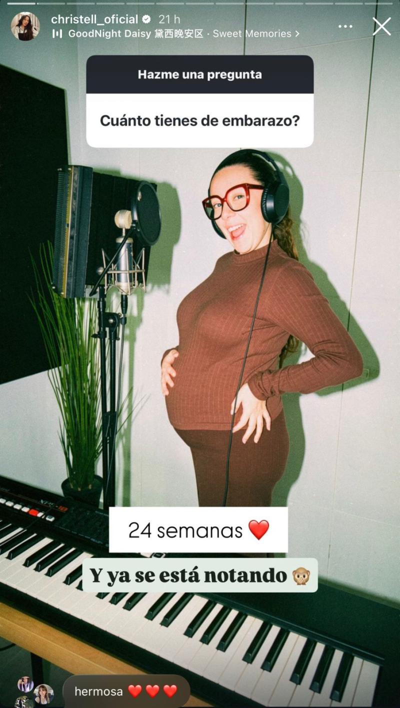 Christell Rodríguez mostró cómo avanza su embarazo - Instagram