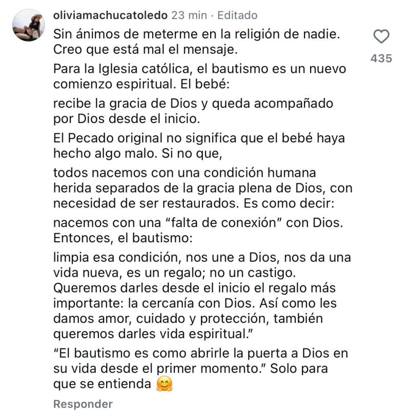 Comentarios en post de Ignacia Antonia | Instagram