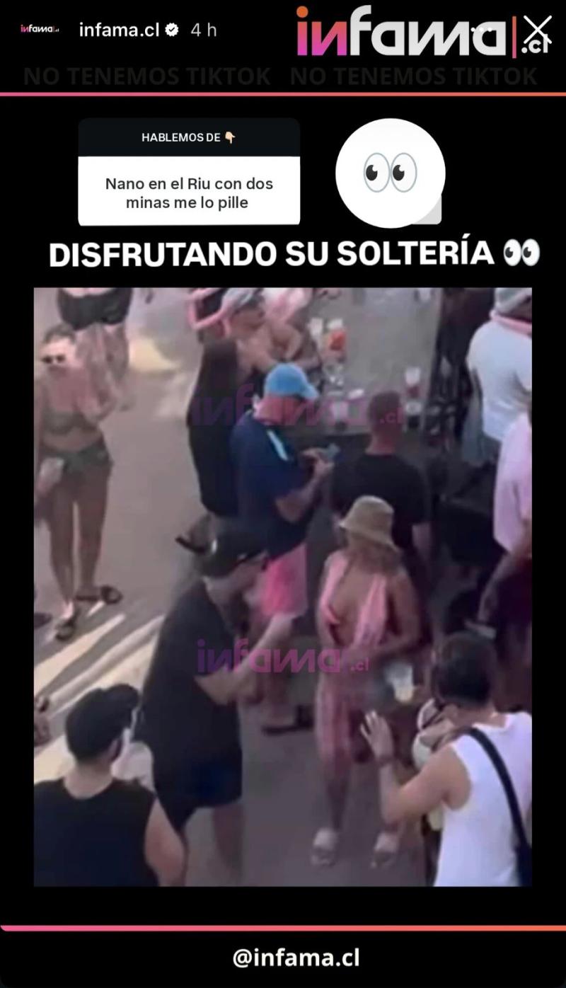 Nano Calderón en la historia de Infama | Instagram