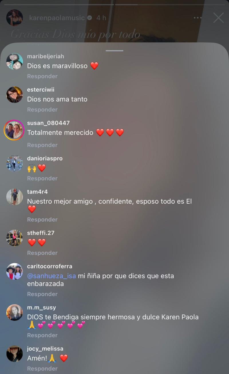 Reacciones que generó video de Karen Paola - Instagram