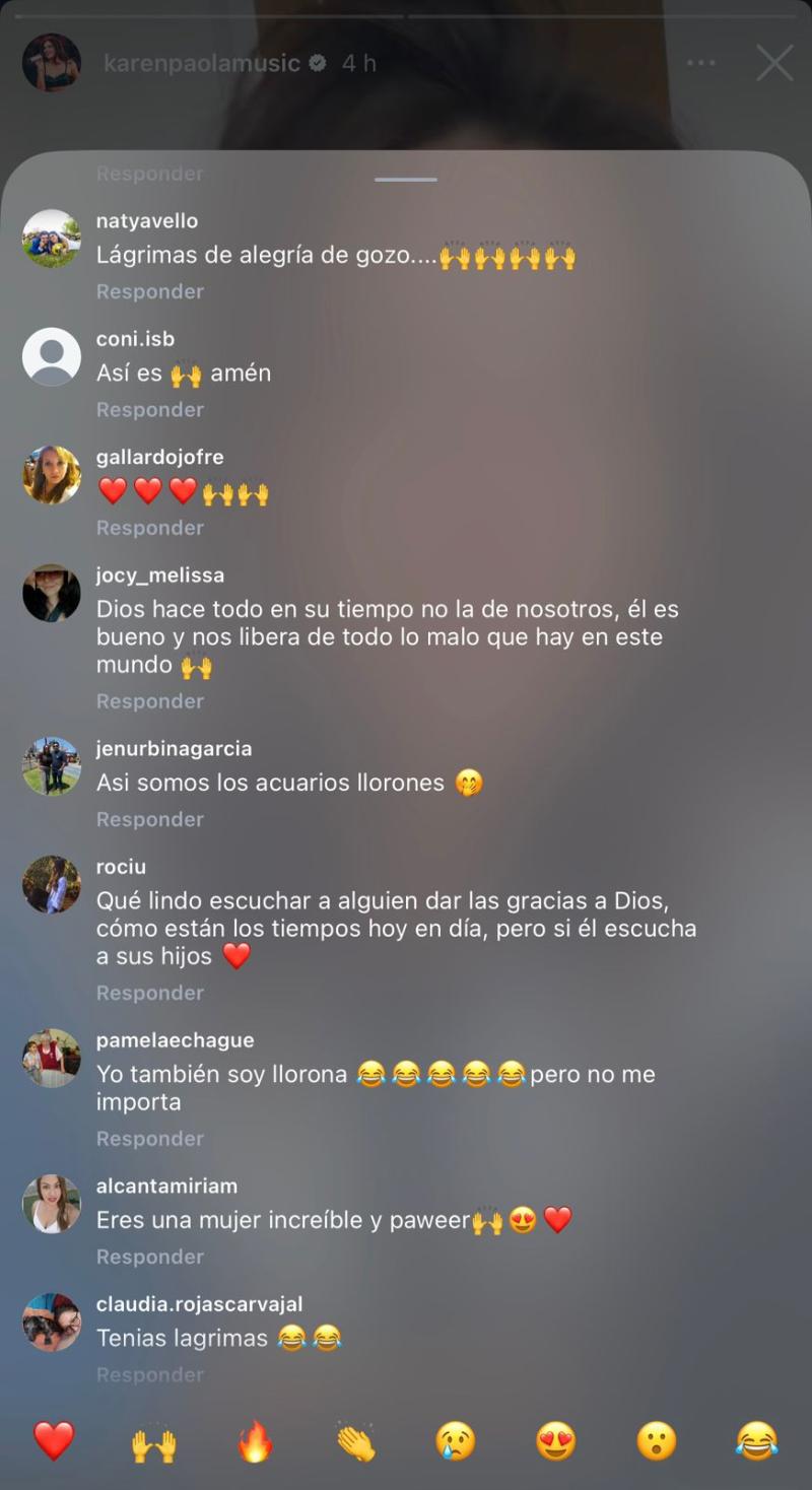 Reacciones que generó video de Karen Paola - Instagram