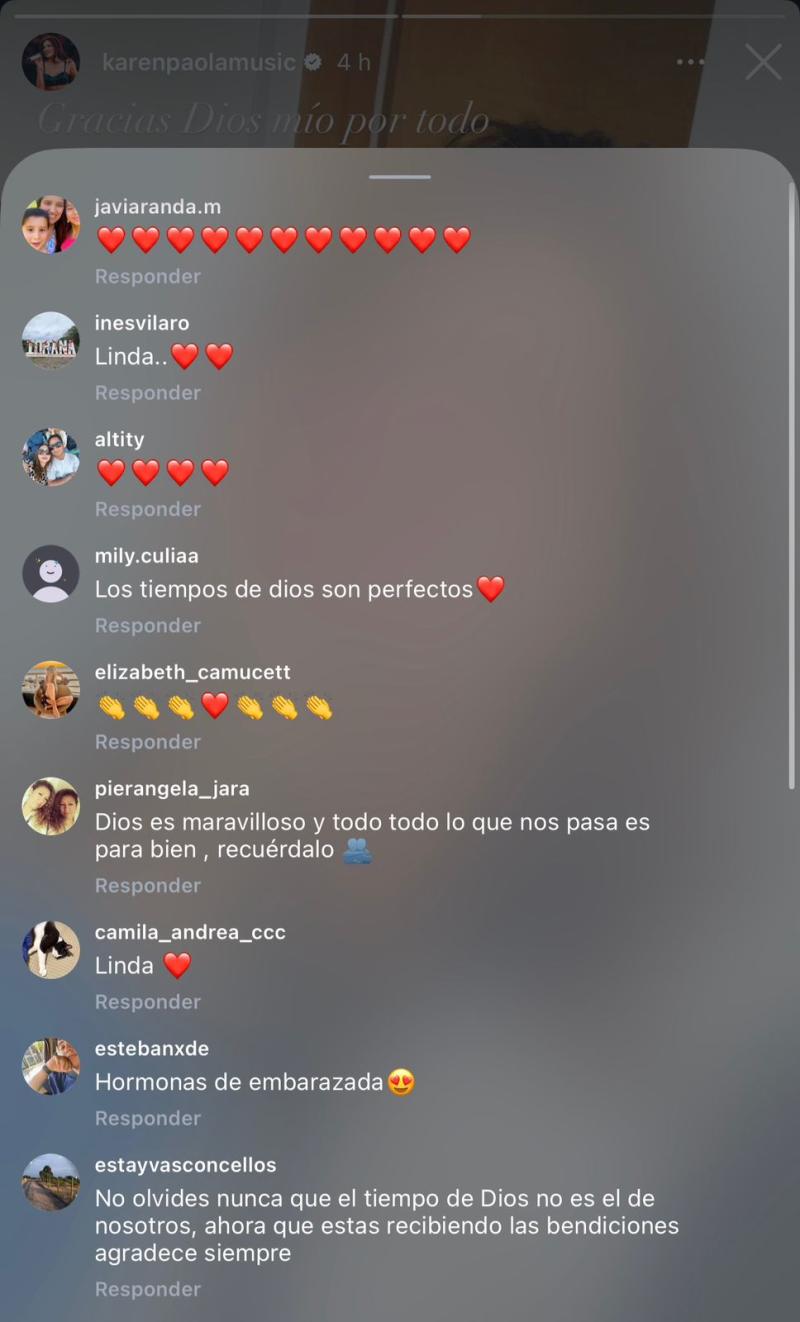 Reacciones que generó video de Karen Paola - Instagram