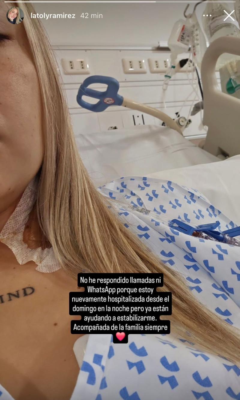 Hija de Gonzalo Ramírez revela que nuevamente está internada - Instagram