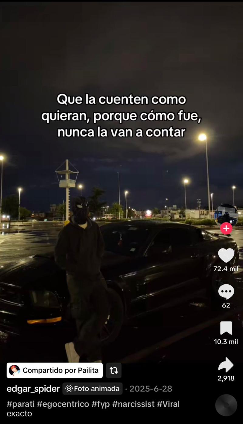 Publicación compartida por Pailita en Tiktok.