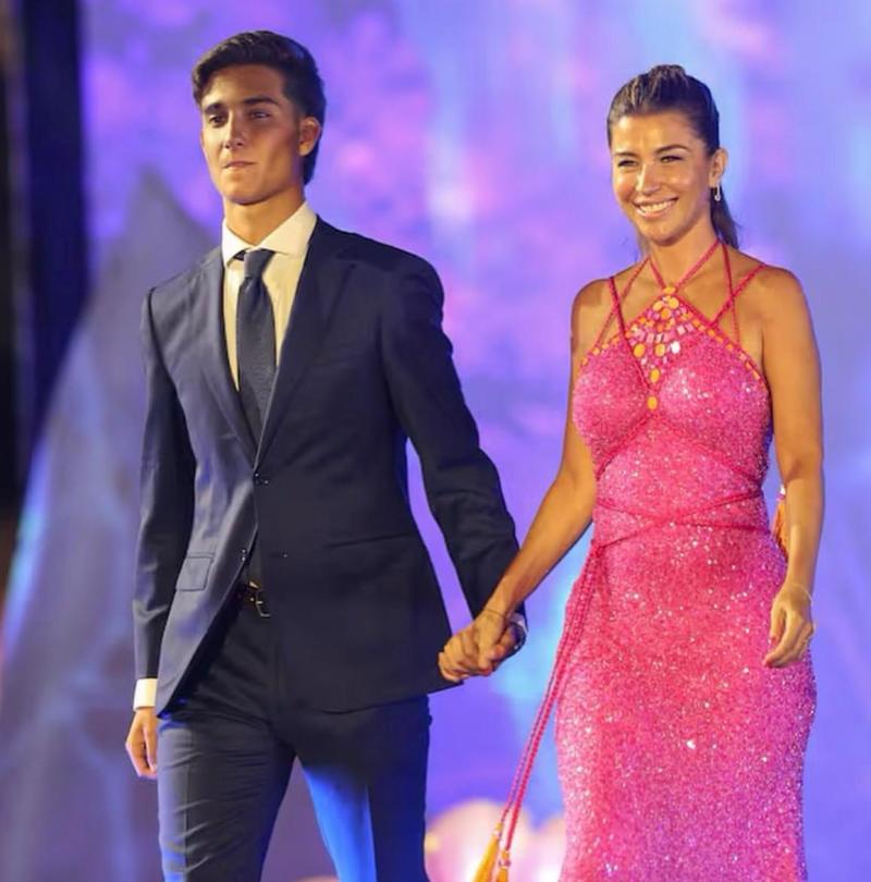 Pancha Merino junto a su hijo mayor - Instagram