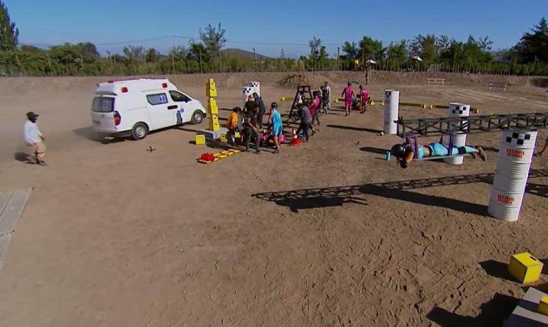 Accidente en "Vecinos al límite"
