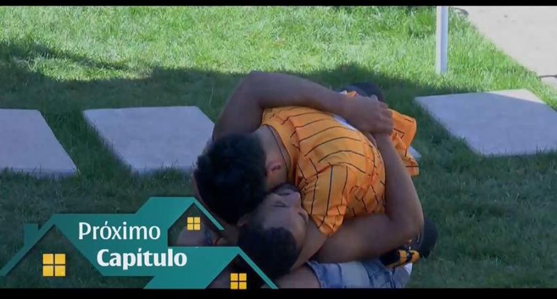 El abrazo entre Bimza y Joe