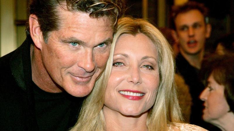 David Hasselhoff y Pamela Bach | AFP