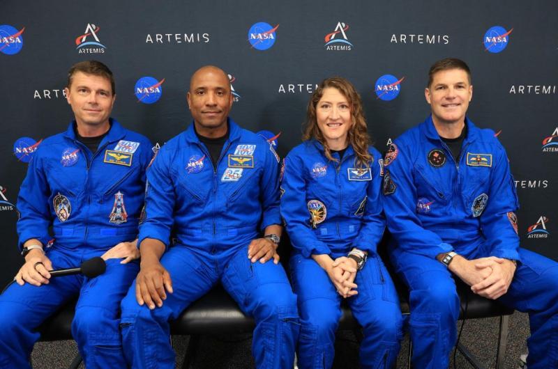 La tripulación del Artemis II - NASA