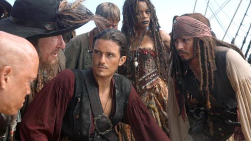 Orlando Bloom en "Los Piratas del Caribe"