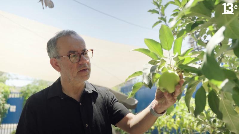 El kinesiólogo Pablo Ibarra mejoró su salud gracias a la dieta mediterránea. Créditos: 13C.