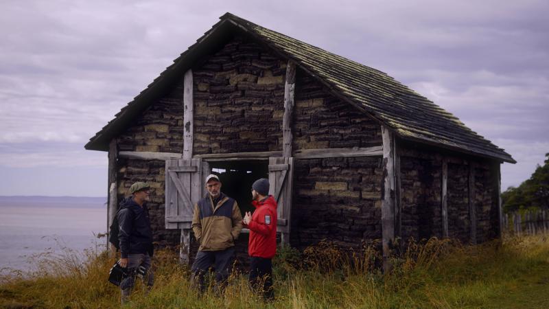 Felipe Braun y Marcelo Alonso en el Puerto Bulnes. Créditos: 13C