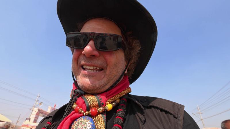 Jorge Said en Kumbh Mela en India.