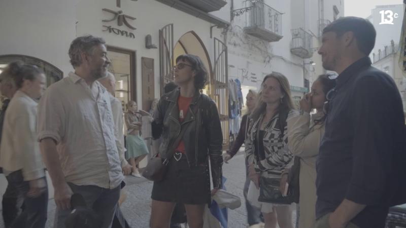 Felipe Braun se encuentra con chilenas que viven en Roma. Créditos: 13C.