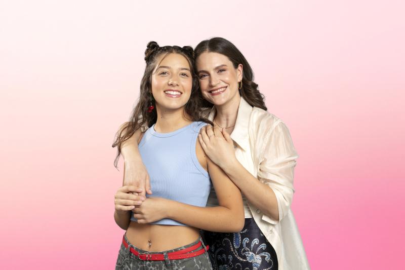 Aída Caballero y Alejandra Araya