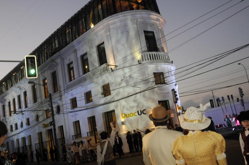 Edificio Luis Cousiño asociado a DUOC UC en Valparaíso. Créditos: Agencia UNO.
