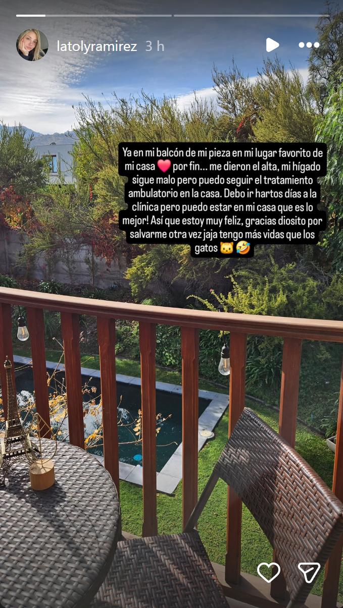 Hija de Gonzalo Ramírez reaparece en redes tras salir del hospital | Instagram