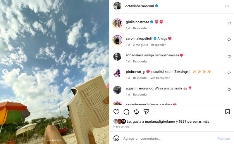 Publicación de Octavia Bernasconi | Instagram