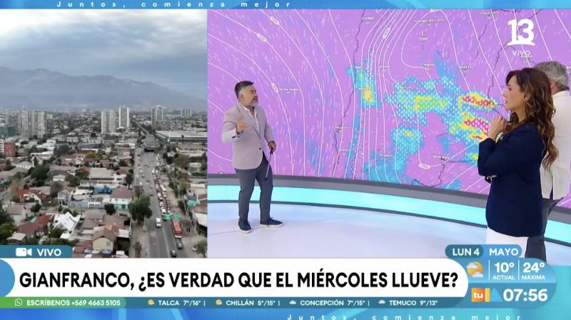 Vuelven las lluvias a la capital.