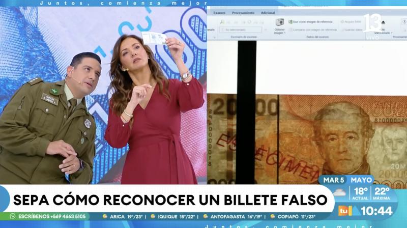 Billetes falsos: cómo reconocerlos.