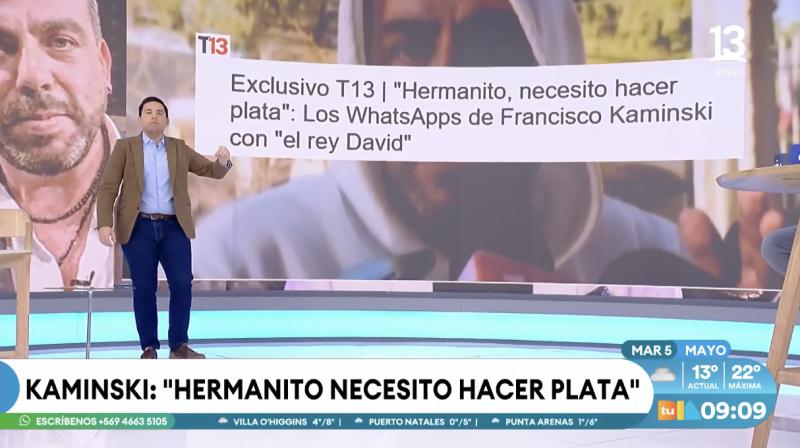Nuevos antecedentes complican a Francisco Kaminski.