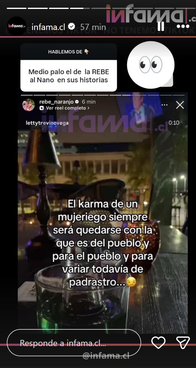 La historia de Rebeca Naranjo que desató nuevas teorías sobre Nano Calderón | Instagram